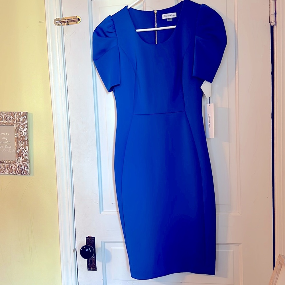 Woman’s Calvin Klein Sapphire Blue Dress Size 4